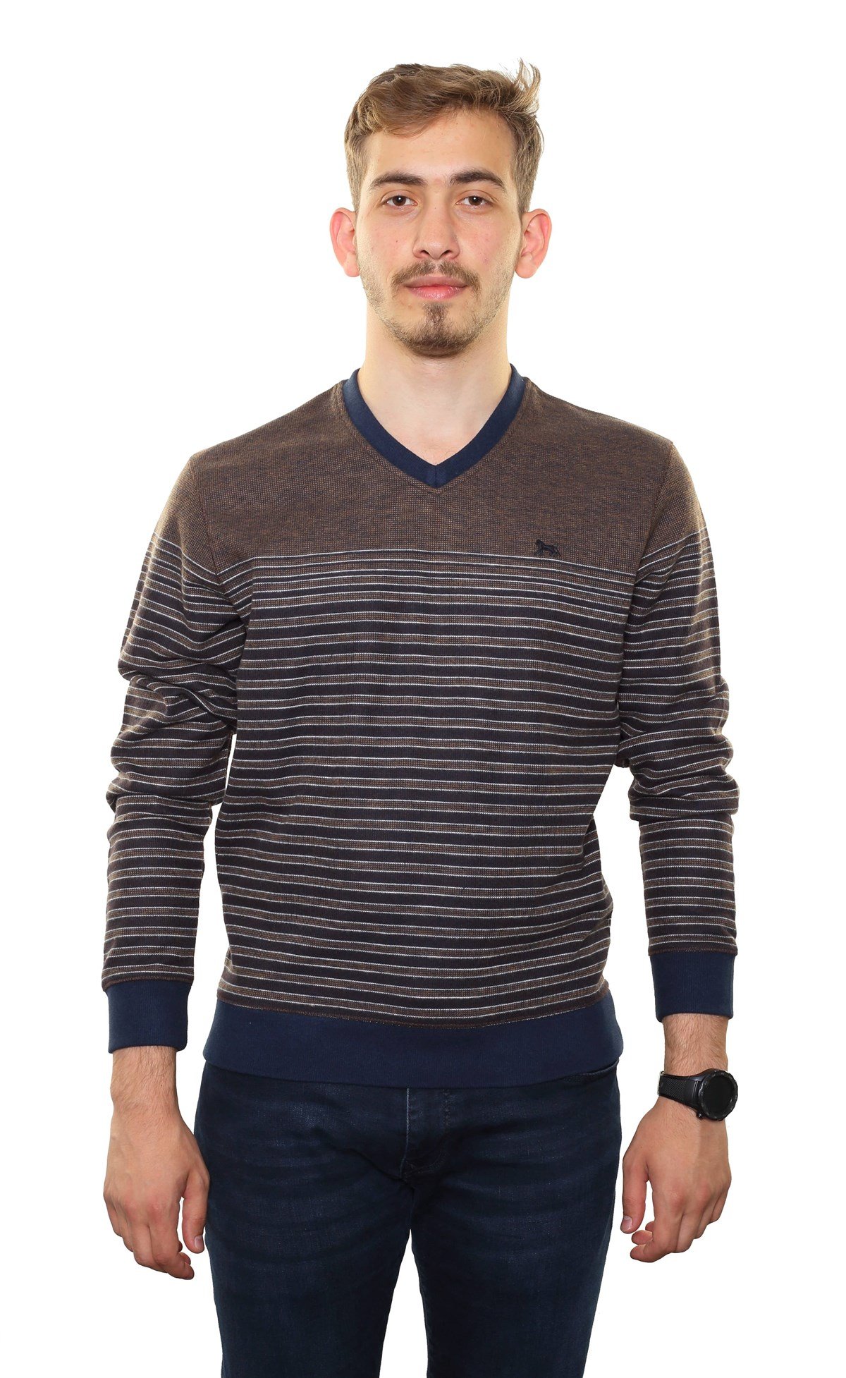 V Yaka Sweatshirt KM-44