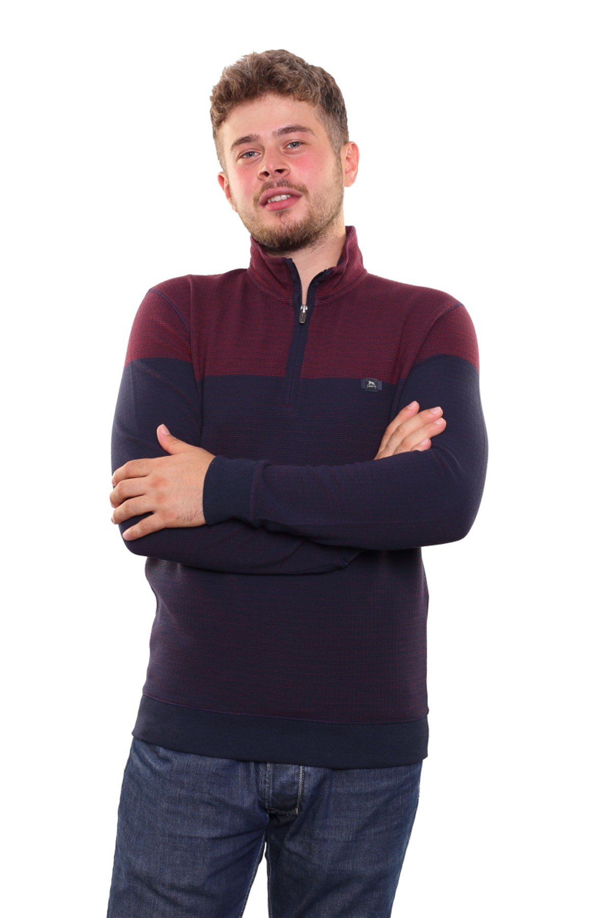 Yarım Fermuarlı Sweatshirt