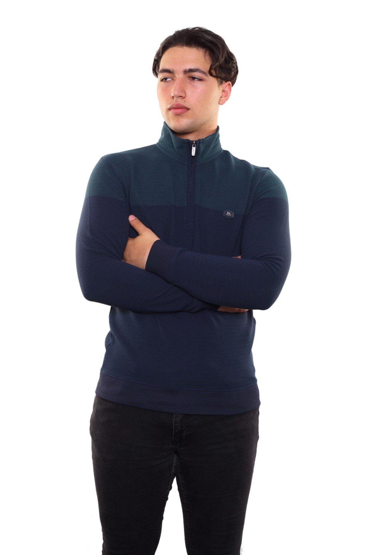 Yarım Fermuarlı Sweatshirt