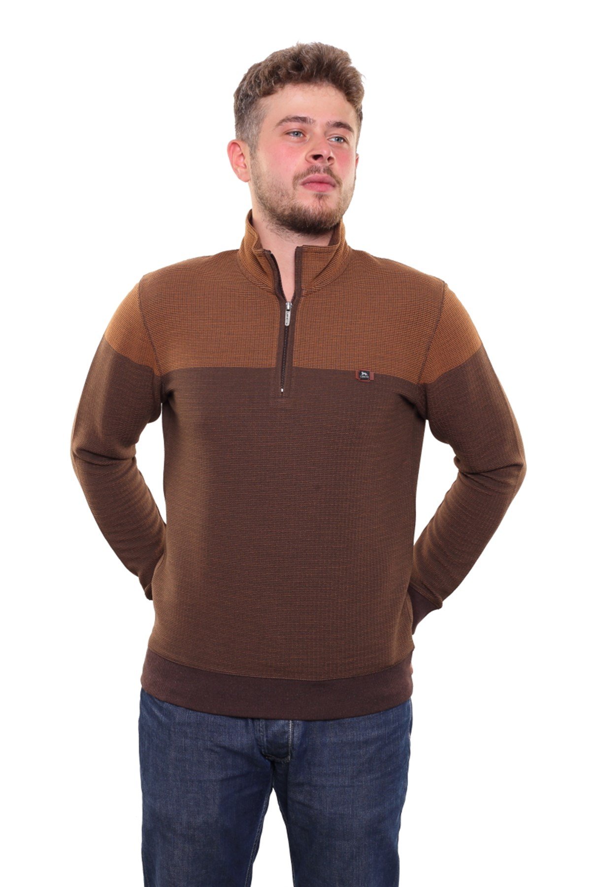 Yarım Fermuarlı Sweatshirt