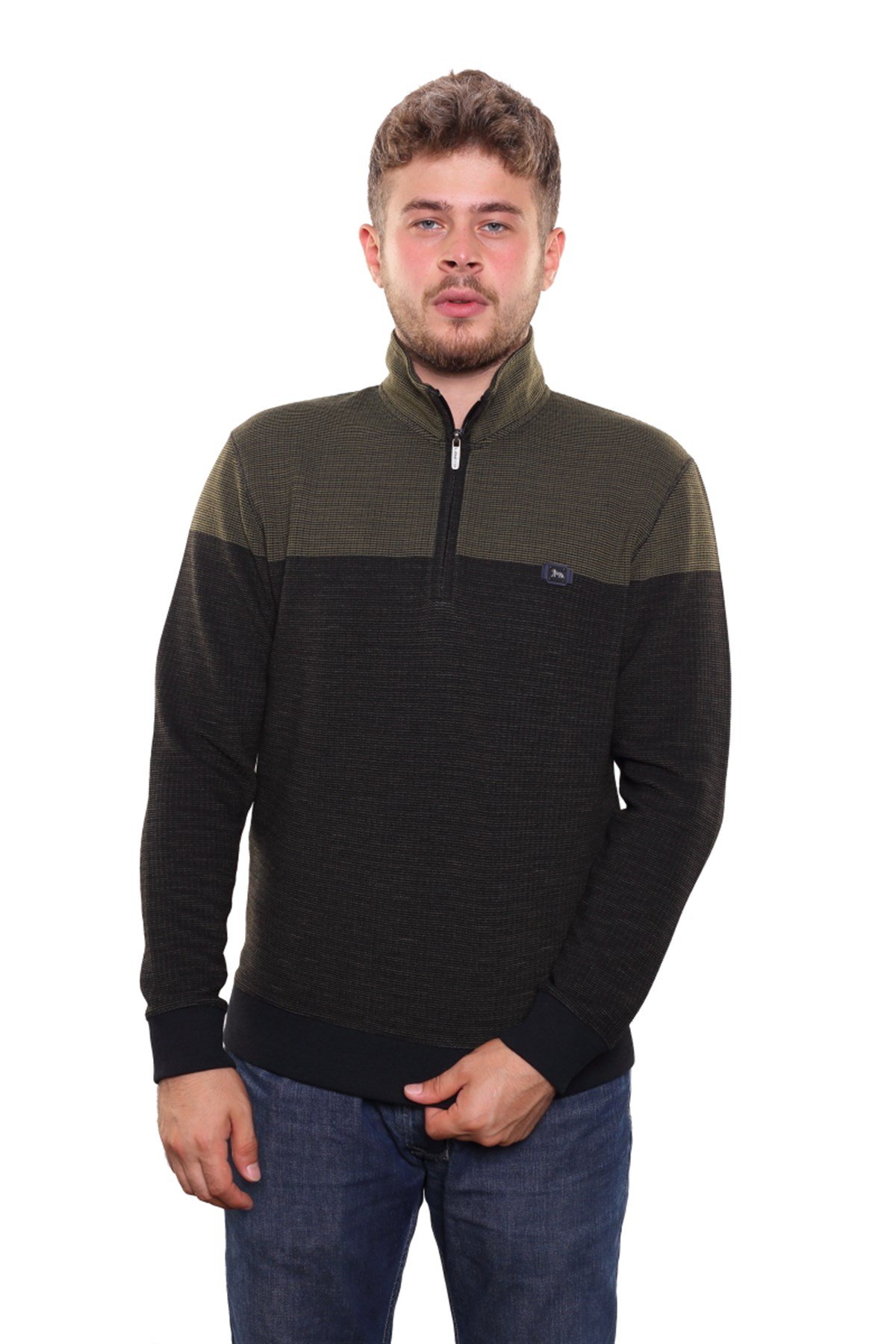 Yarım Fermuarlı Sweatshirt