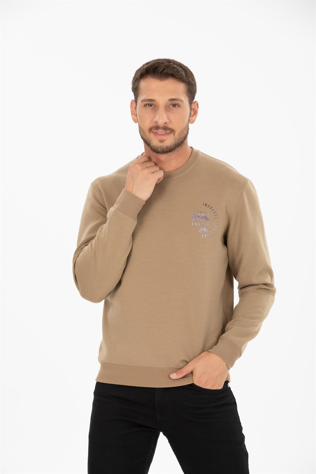 Yuvarlak Yaka Sweatshirt 