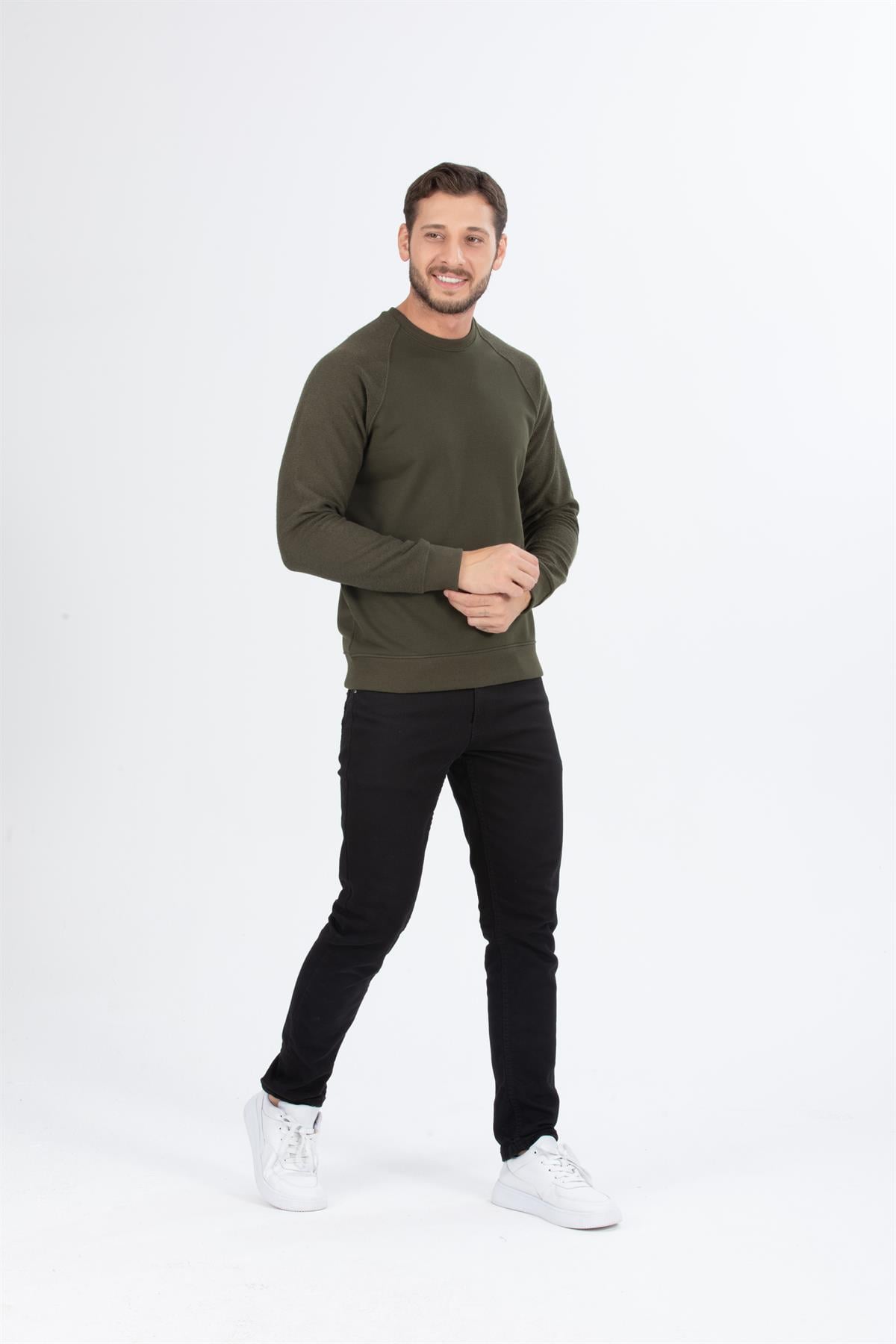 Yuvarlak Yaka Sweatshirt 