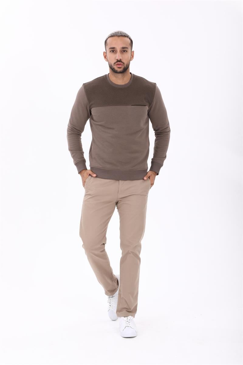 Yuvarlak Yaka Sweatshirt 