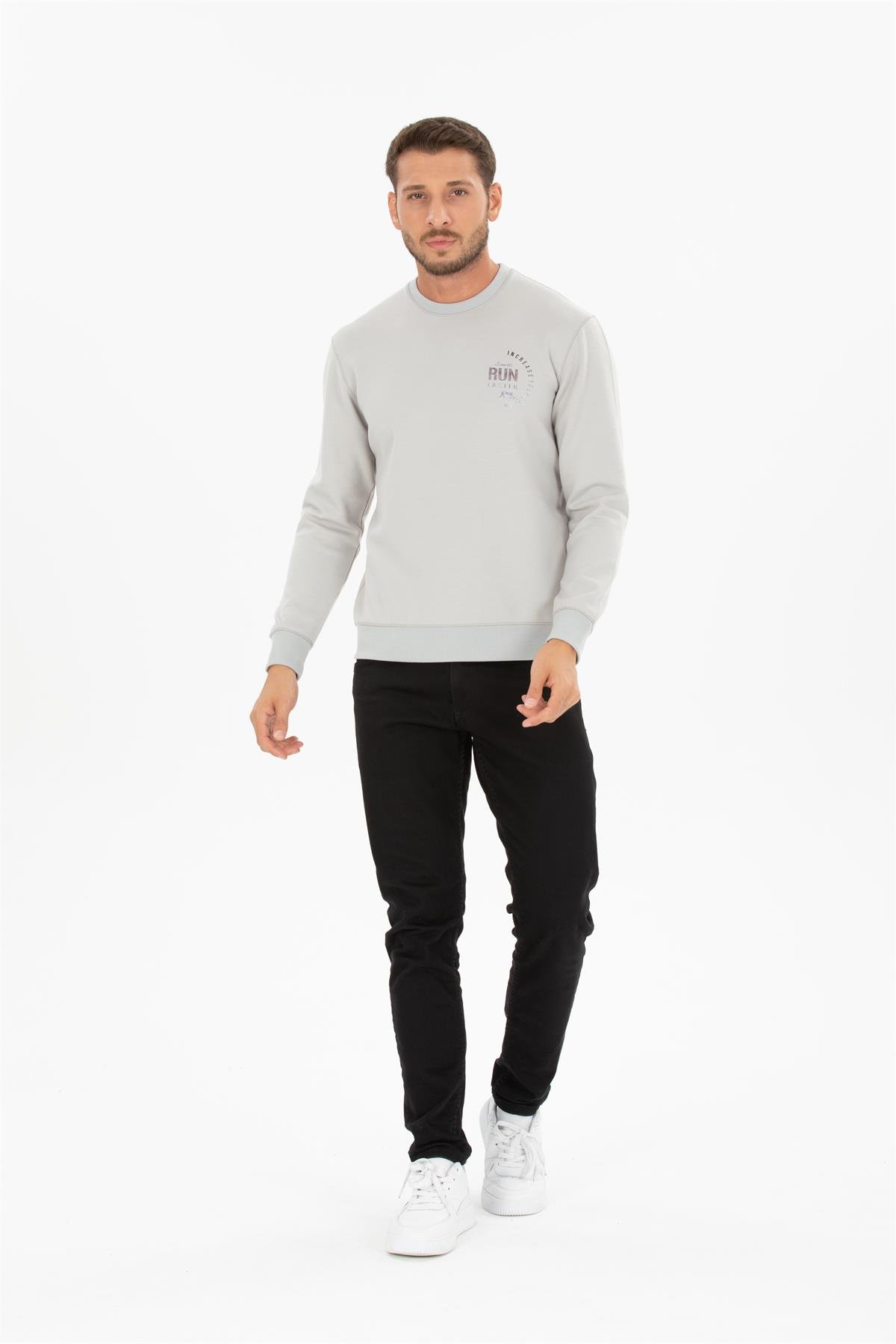 Yuvarlak Yaka Sweatshirt 