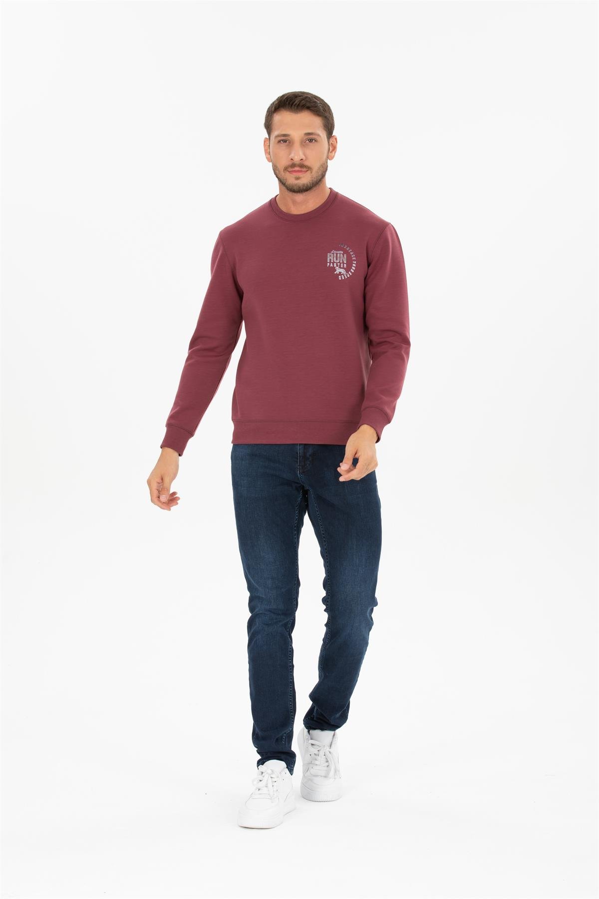 Yuvarlak Yaka Sweatshirt 
