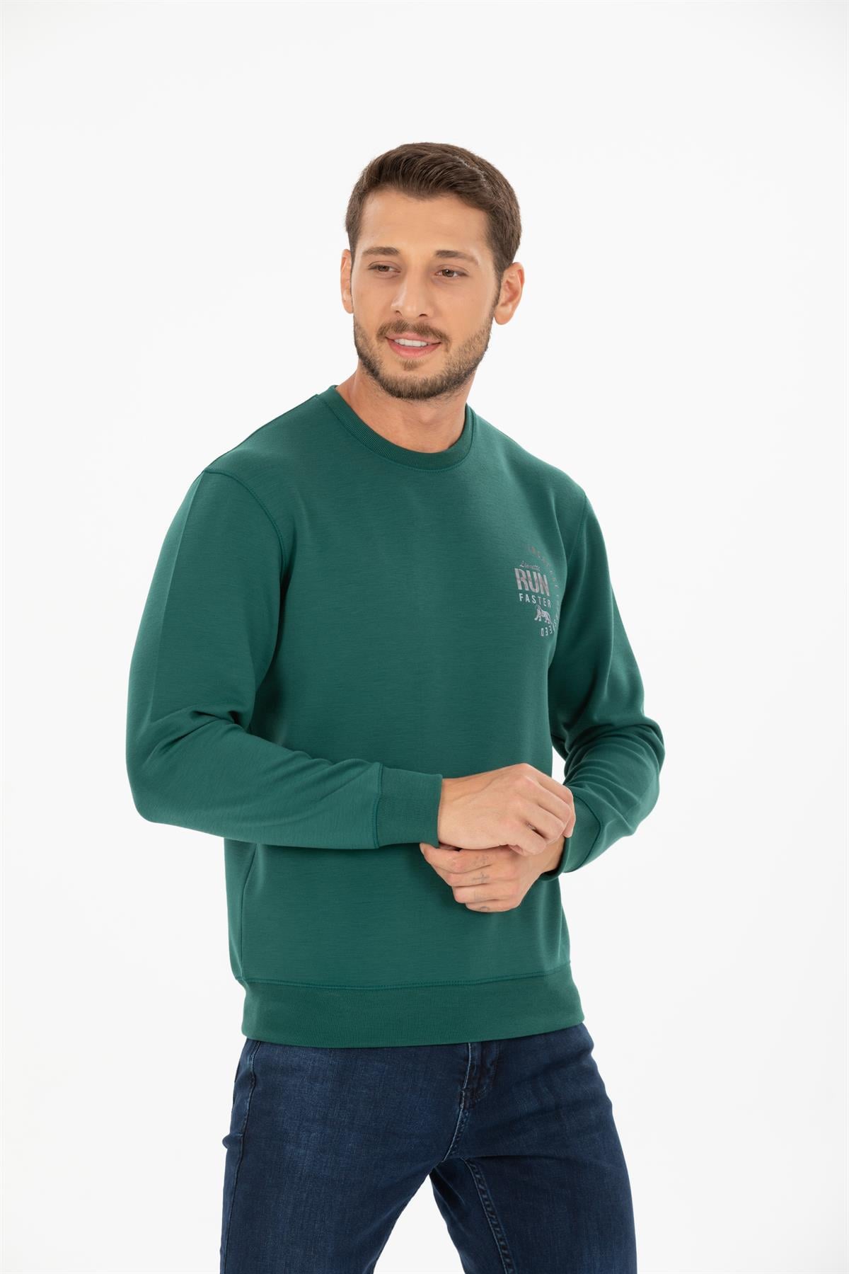 Yuvarlak Yaka Sweatshirt 