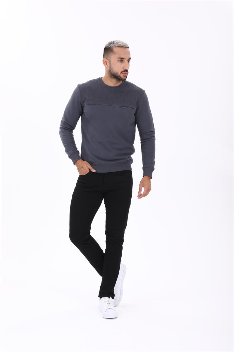 Yuvarlak Yaka Sweatshirt 