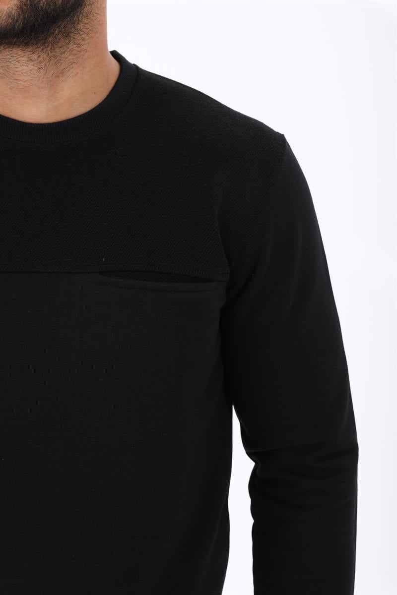 Yuvarlak Yaka Sweatshirt 