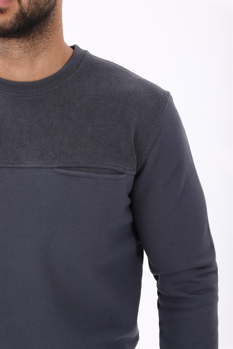 Yuvarlak Yaka Sweatshirt 