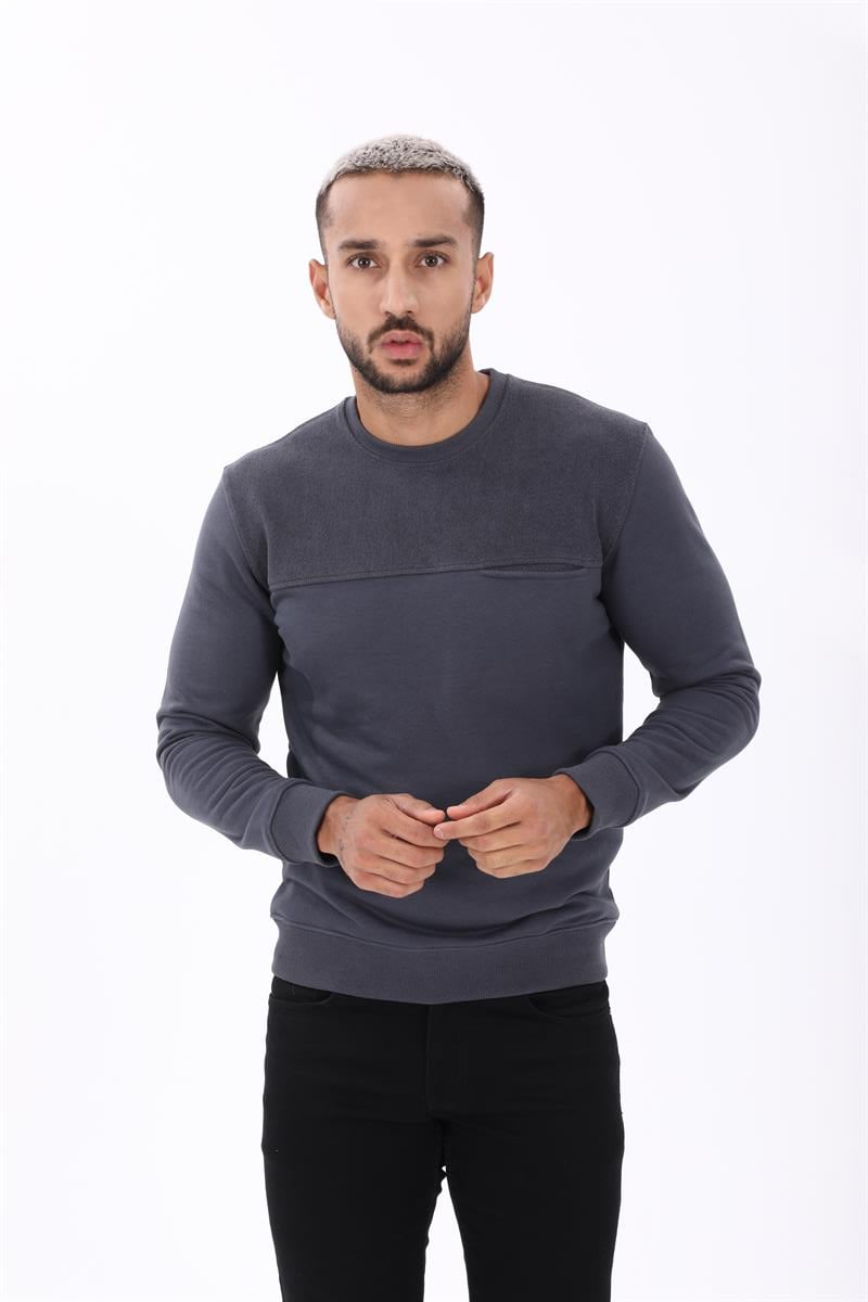 Yuvarlak Yaka Sweatshirt 