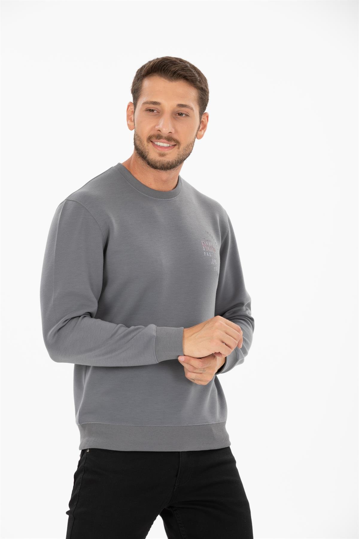 Yuvarlak Yaka Sweatshirt 
