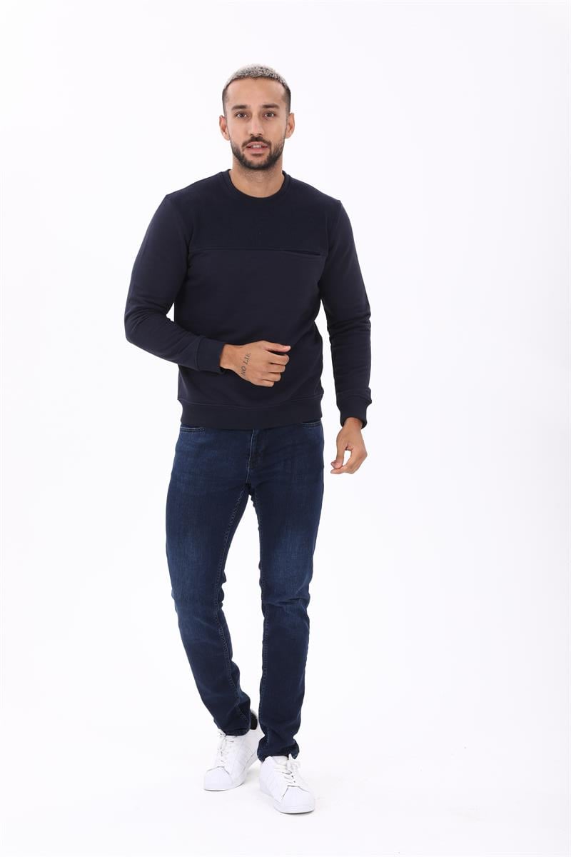 Yuvarlak Yaka Sweatshirt 