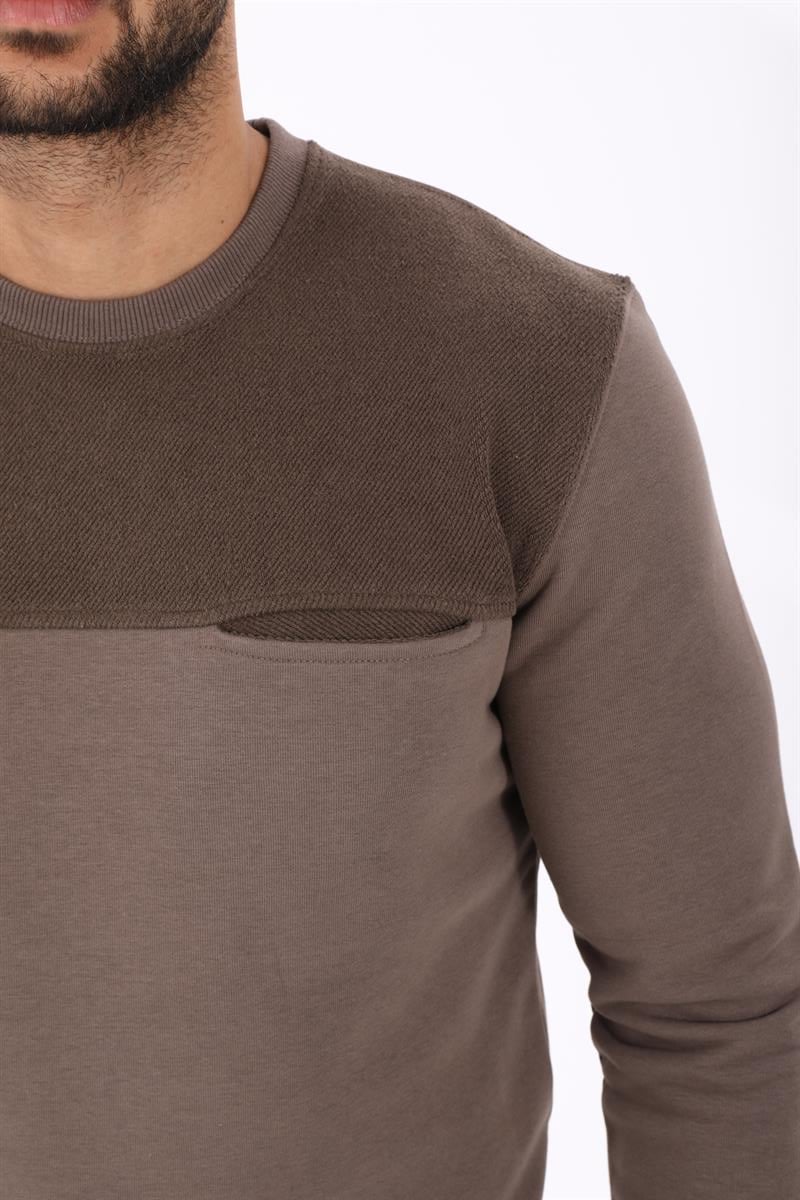 Yuvarlak Yaka Sweatshirt 