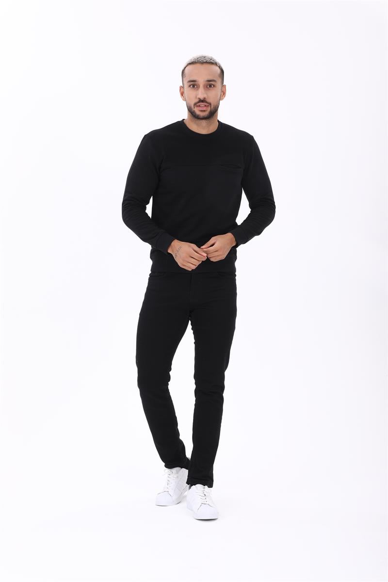 Yuvarlak Yaka Sweatshirt 