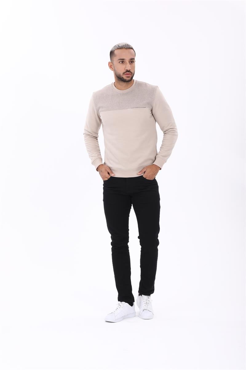 Yuvarlak Yaka Sweatshirt 