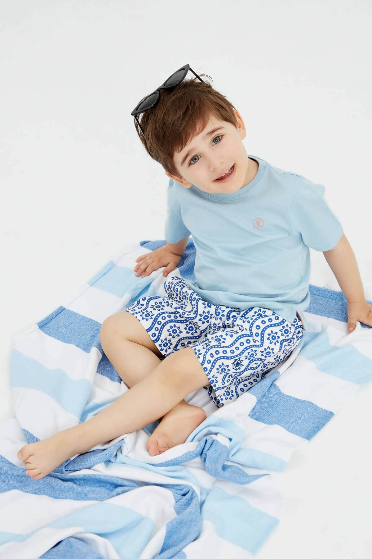 Billy Kids- Mavi T-shirt