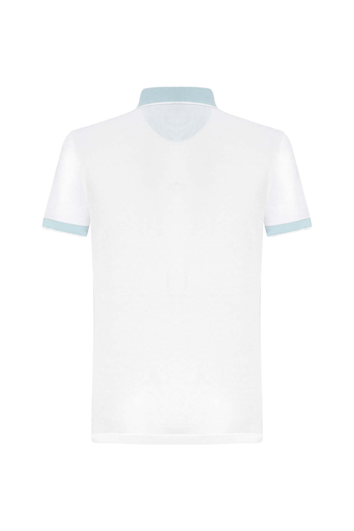 Denny Dad- Beyaz Polo Yaka T-shirt