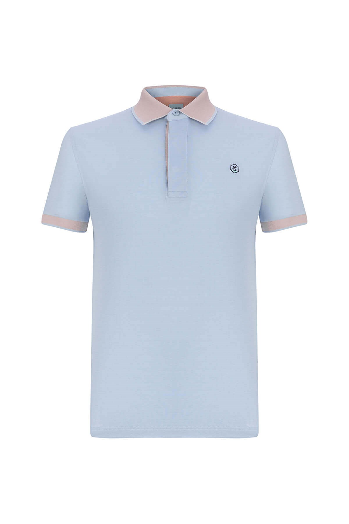 Denny Dad- Mavi Polo Yaka T-shirt
