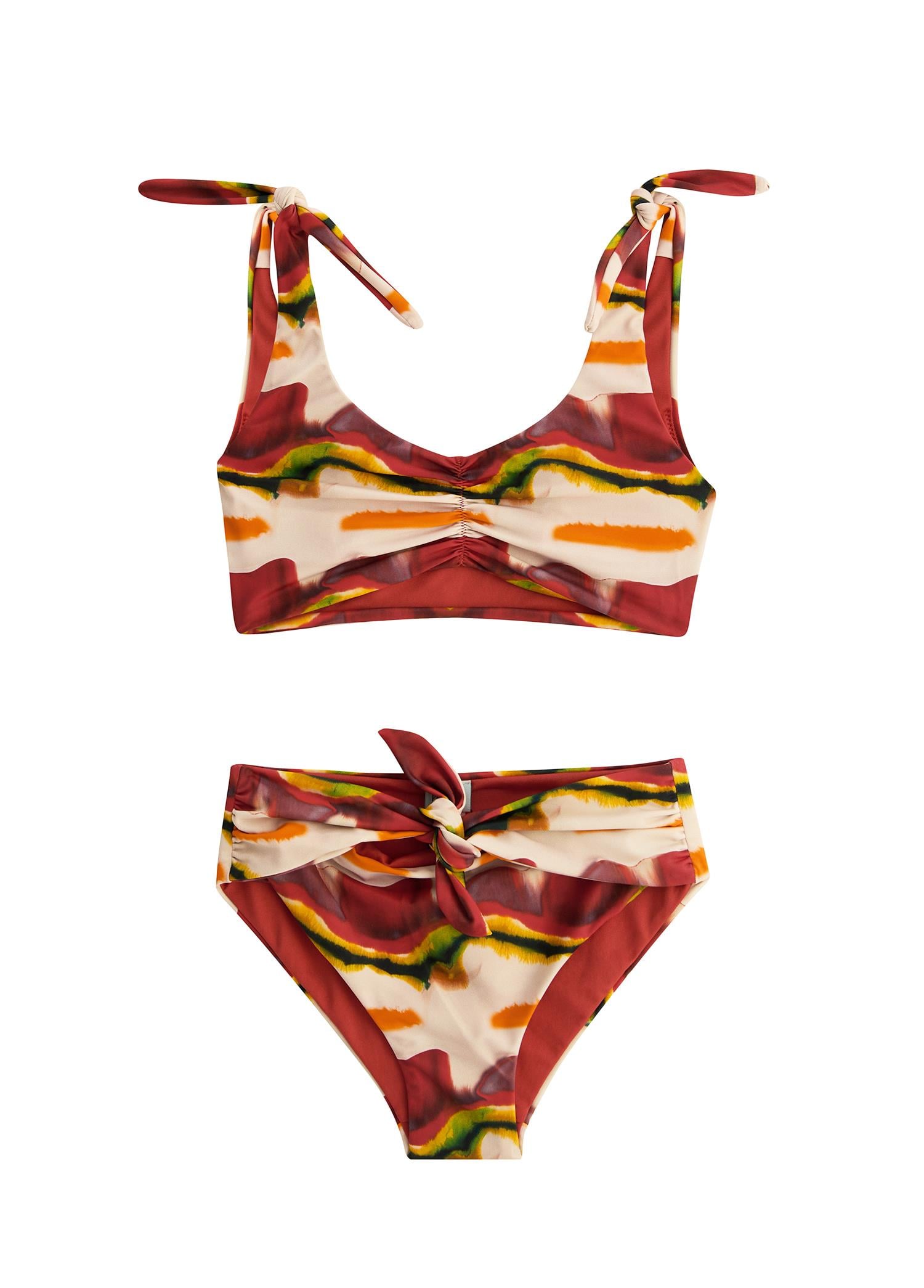 Ellie Desenli Çocuk Bikini Takımı-Limited Edition
