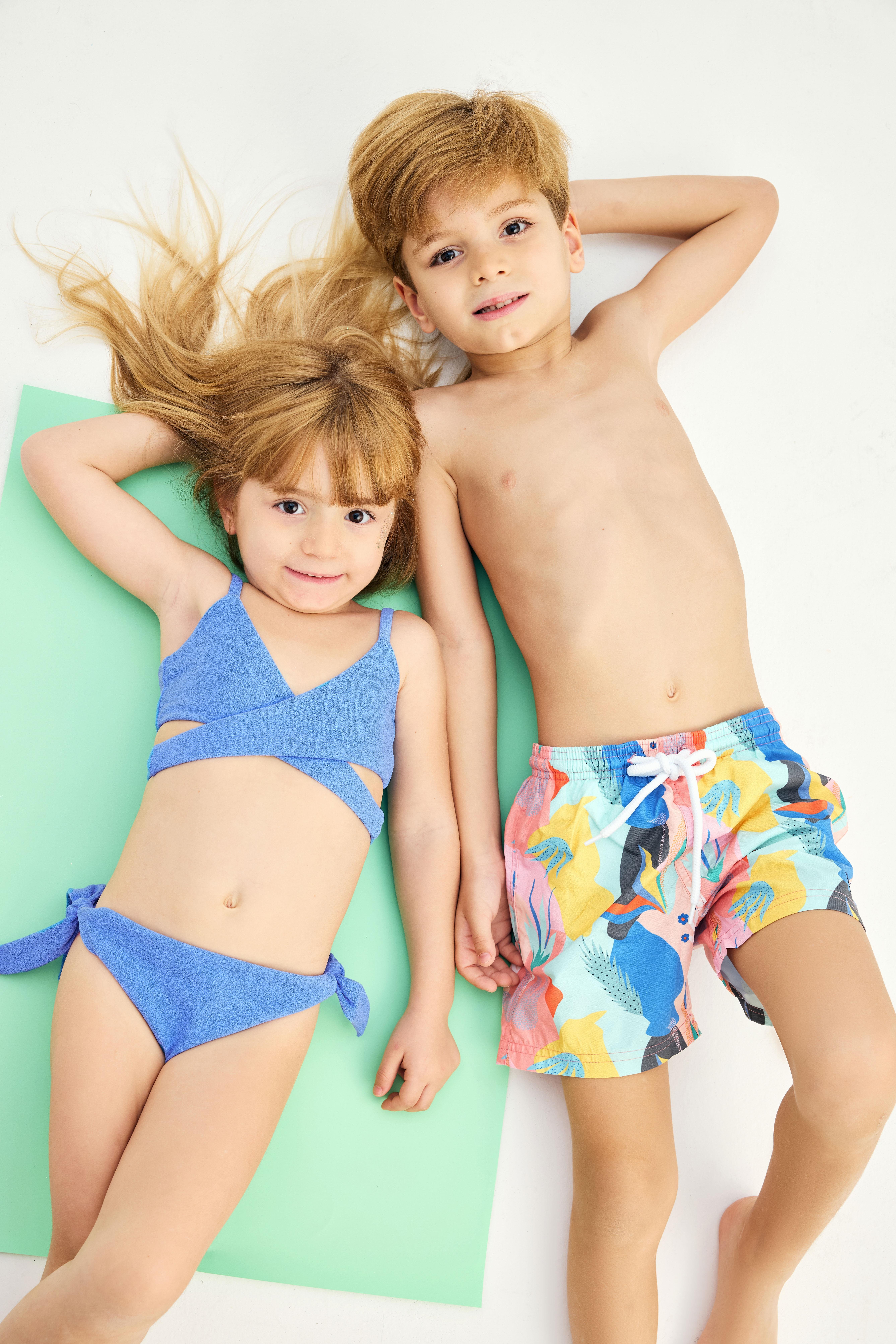 Vince Kids Canlı Renkli Deniz Şortu