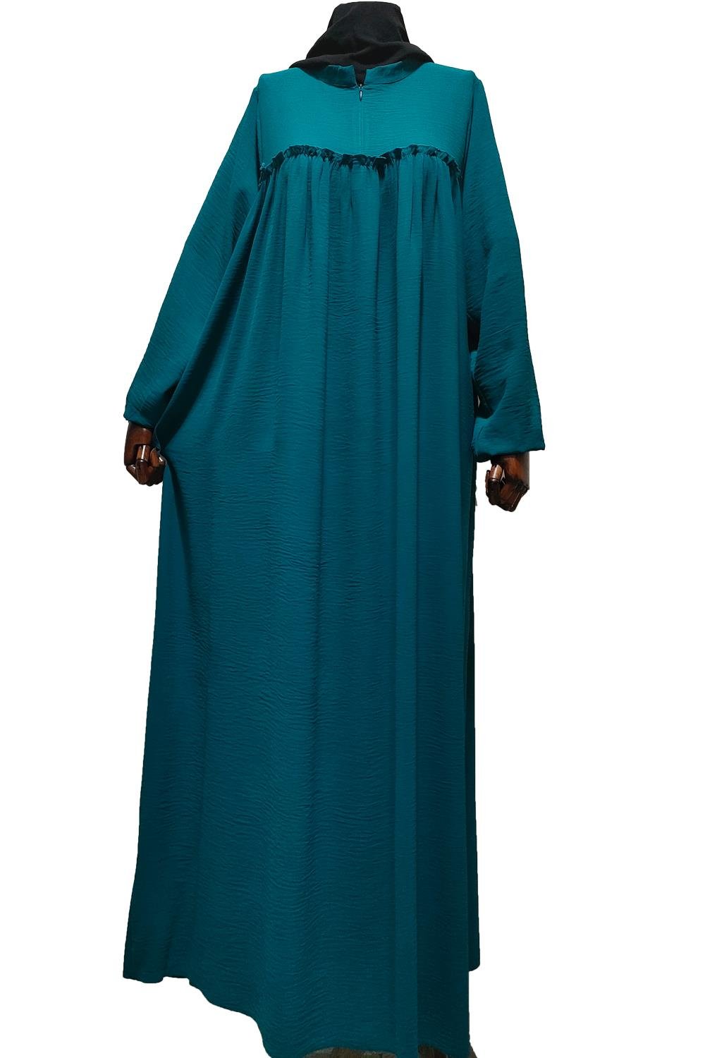 İnci Robalı Siyah Elbise Elbise