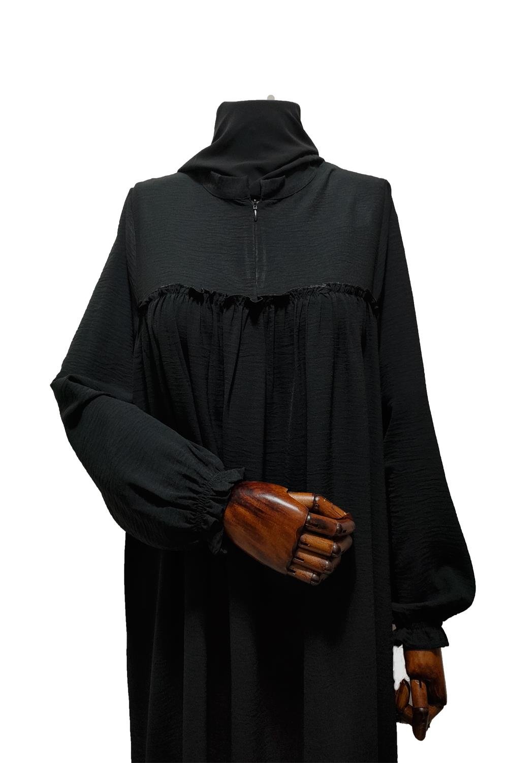 İnci Robalı Yeşil Elbise Elbise