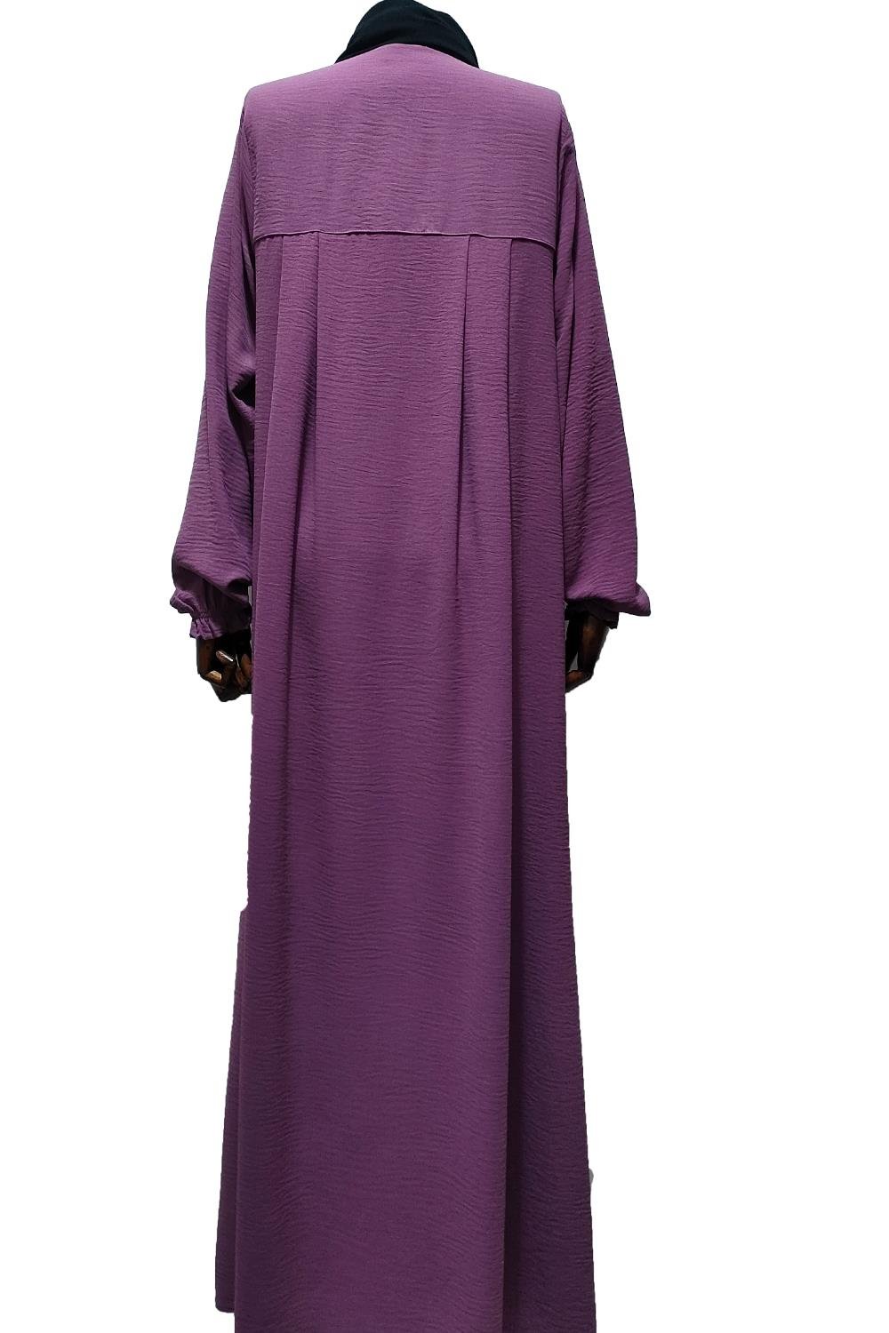 Fermuarlı Büzgülü Kiremit Elbise Elbise