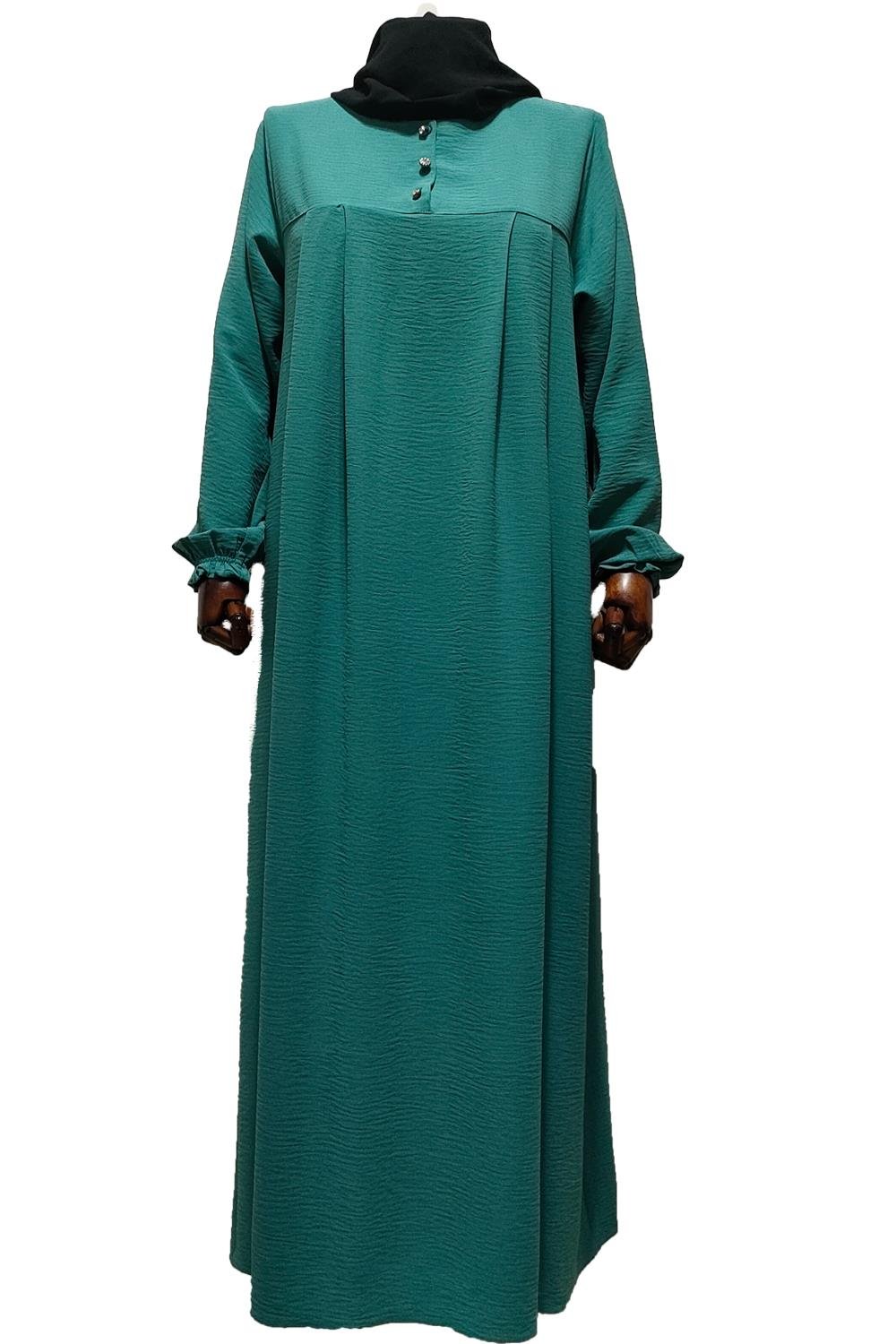 DÜZ ROBALI ELBİSE AEROBİN - MİNT Elbise