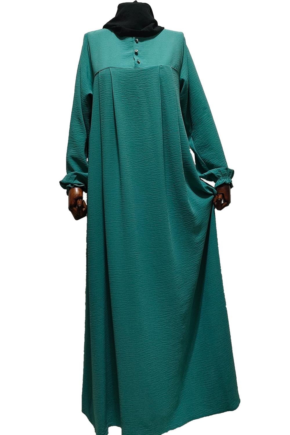 DÜZ ROBALI ELBİSE AEROBİN - MİNT Elbise