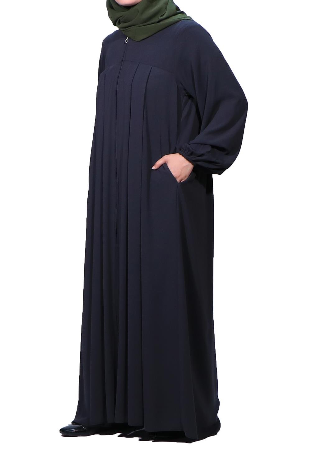 Düz Robalı Ferace - Füme Ferace