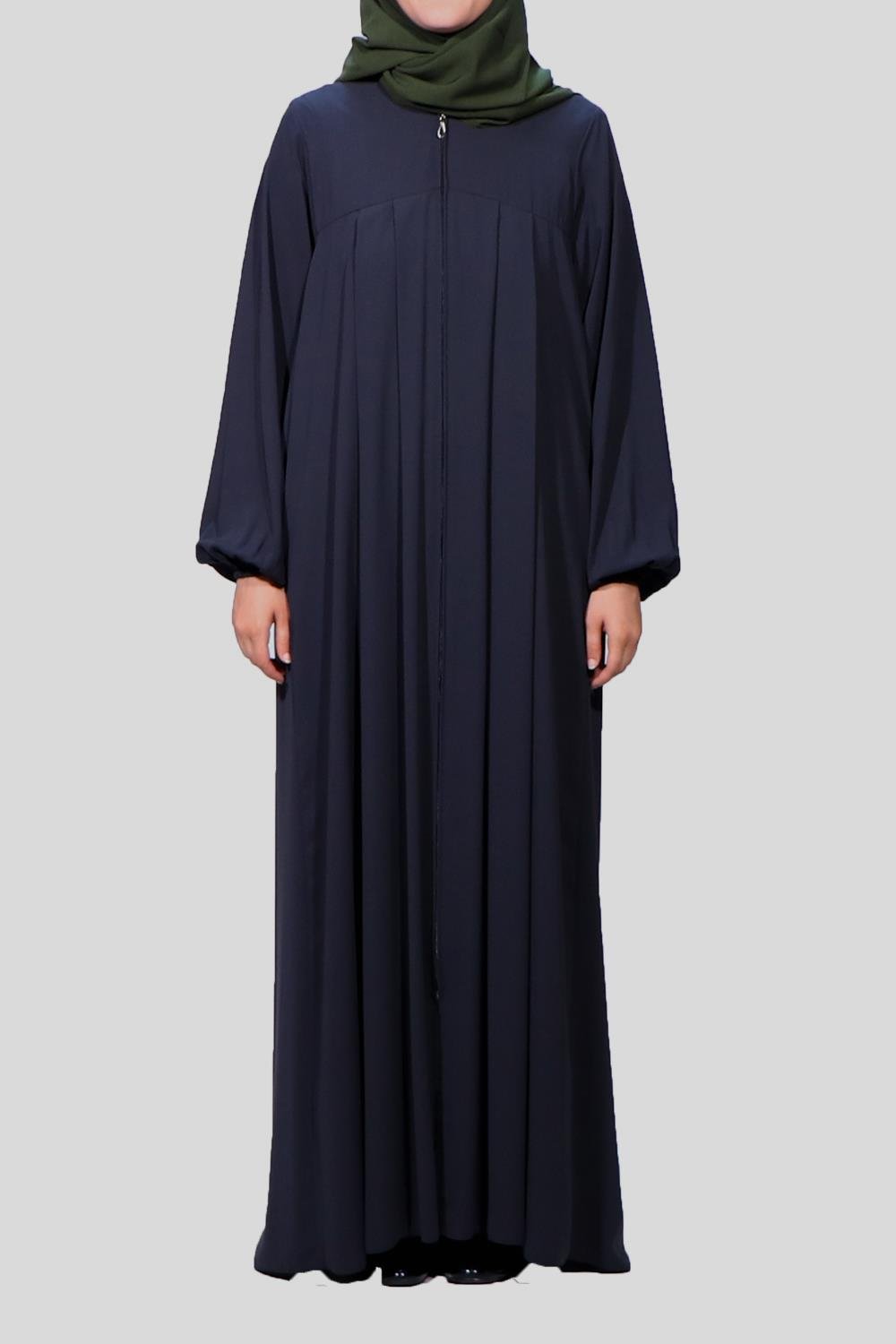 Düz Robalı Ferace - Füme Ferace