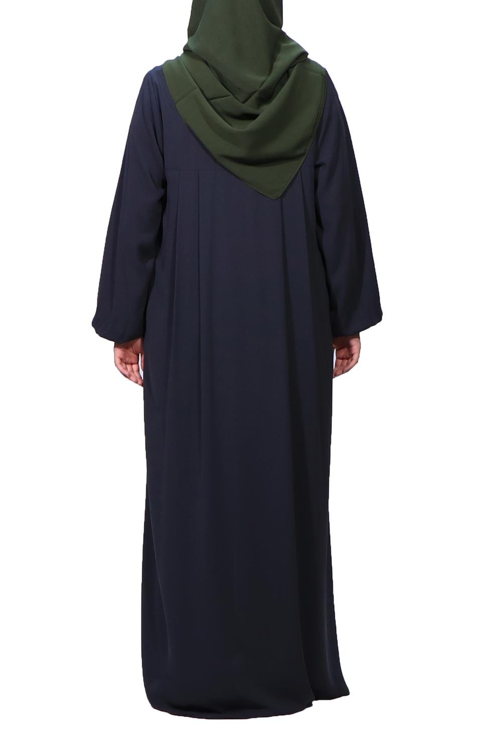 Düz Robalı Ferace - Füme Ferace