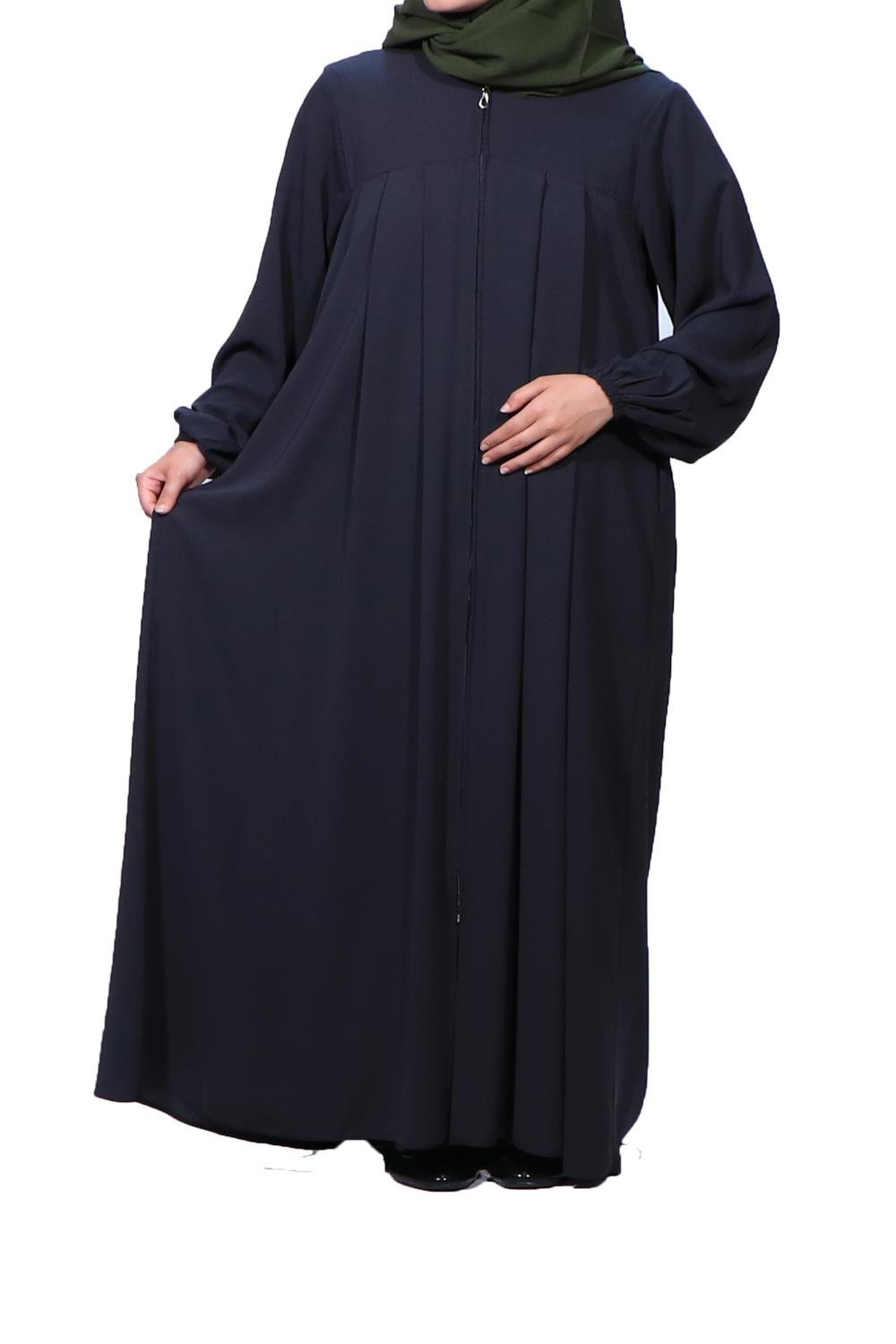 Düz Robalı Ferace - Füme Ferace