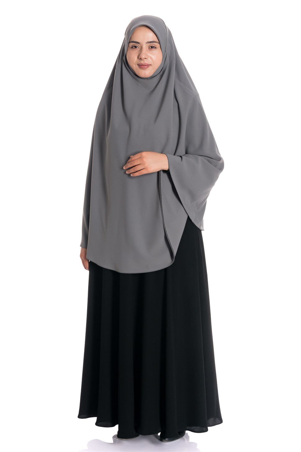 Gri Krep Sufle (Çarşaf Üstü) Sufle