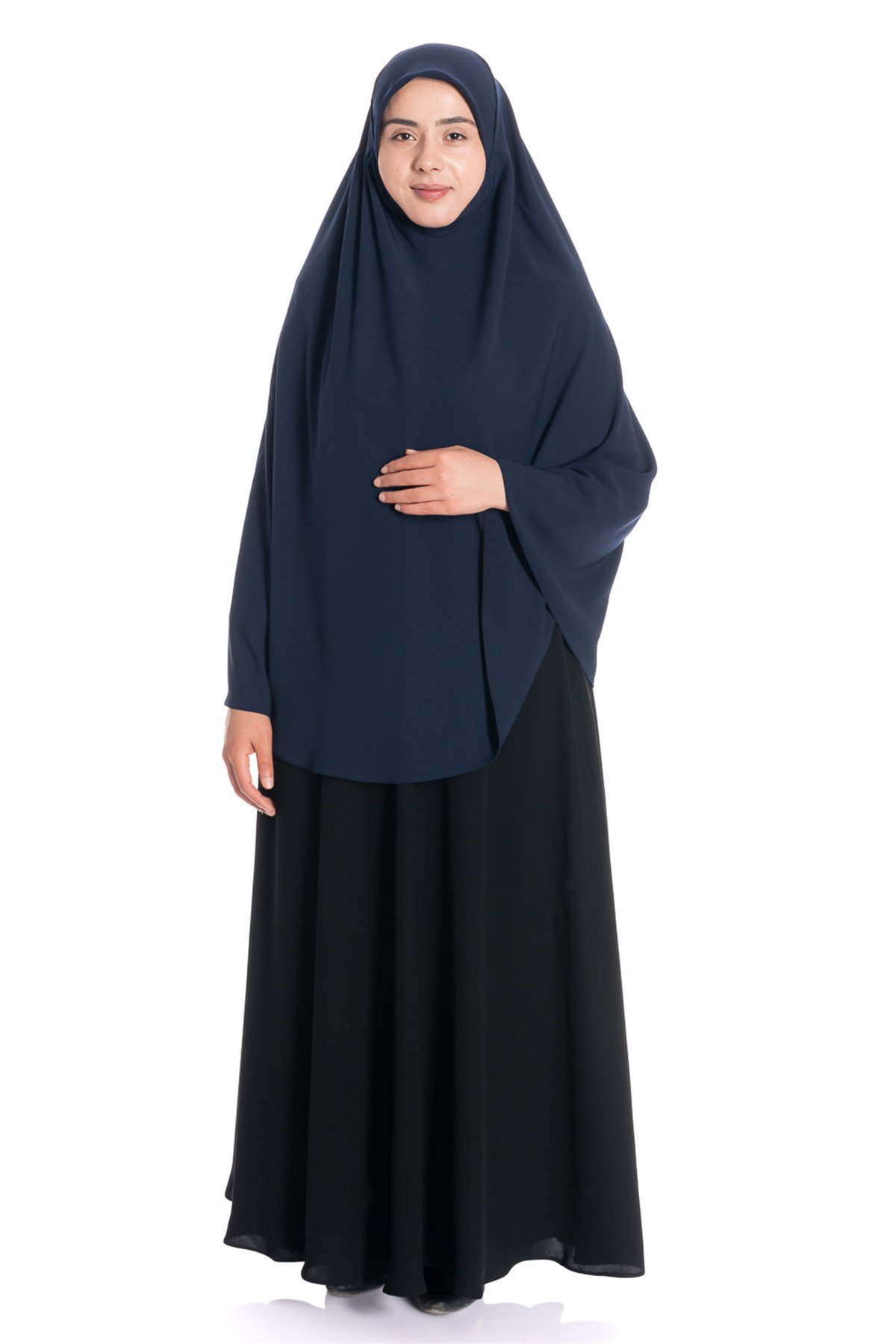 Lacivert İpek Sufle (Çarşaf Üstü) Sufle