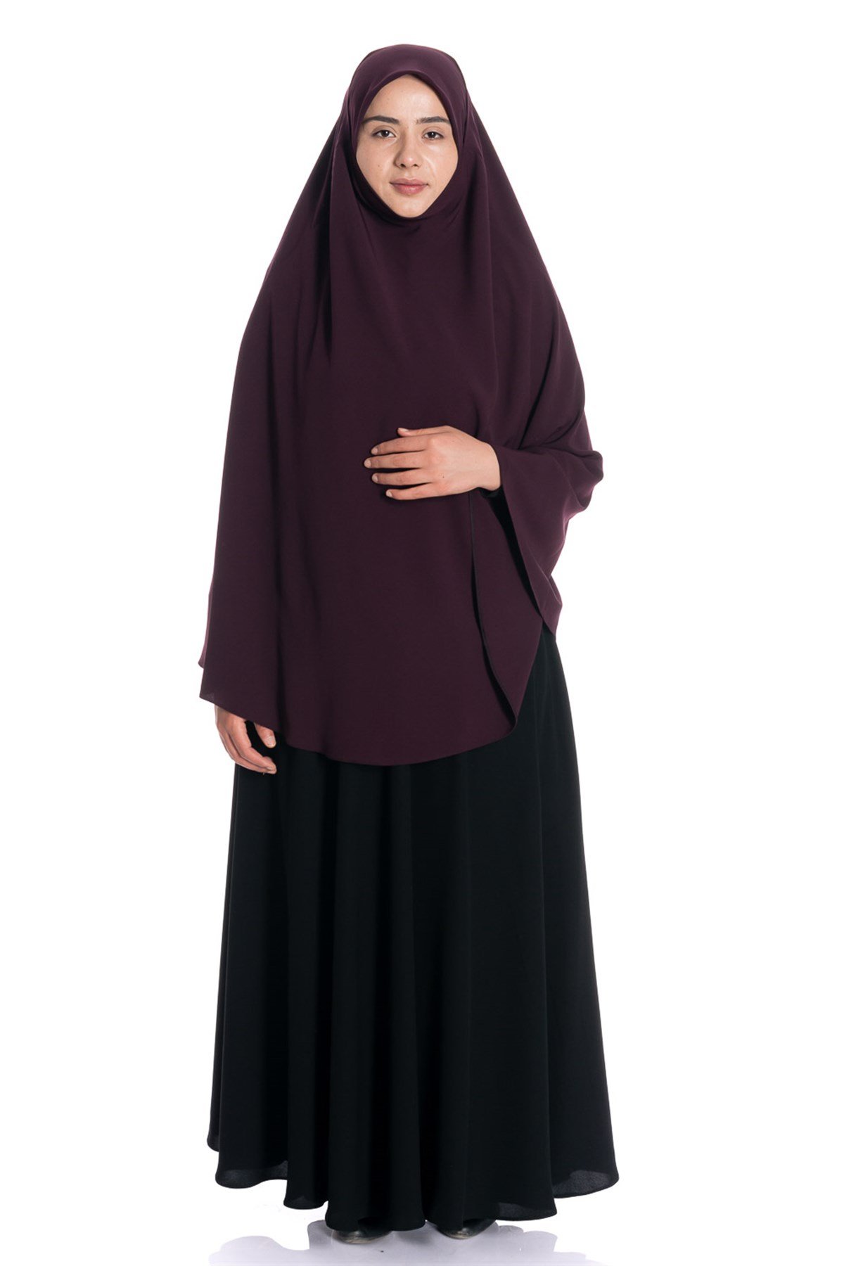 Mürdüm İpek Sufle (Çarşaf Üstü) Sufle