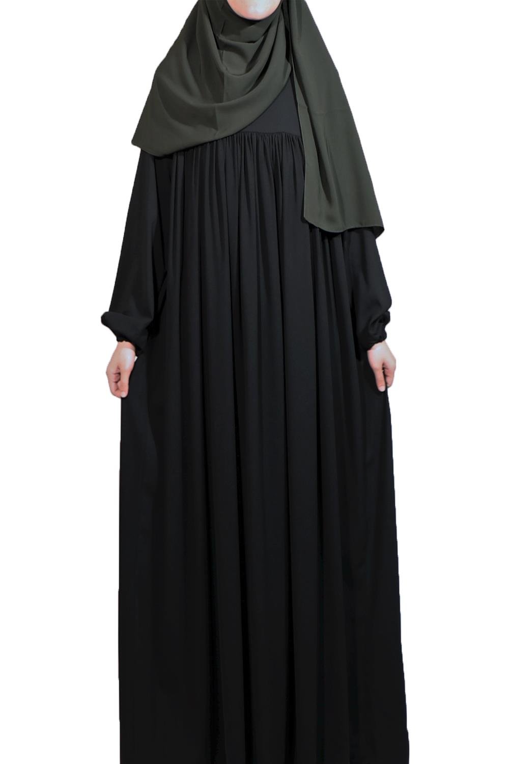 Sufle Elbise Takım - Siyah Çarşaf