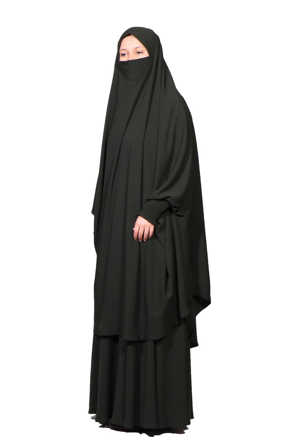 Sultanbaş Afgan İki Parça - Haki Çarşaf