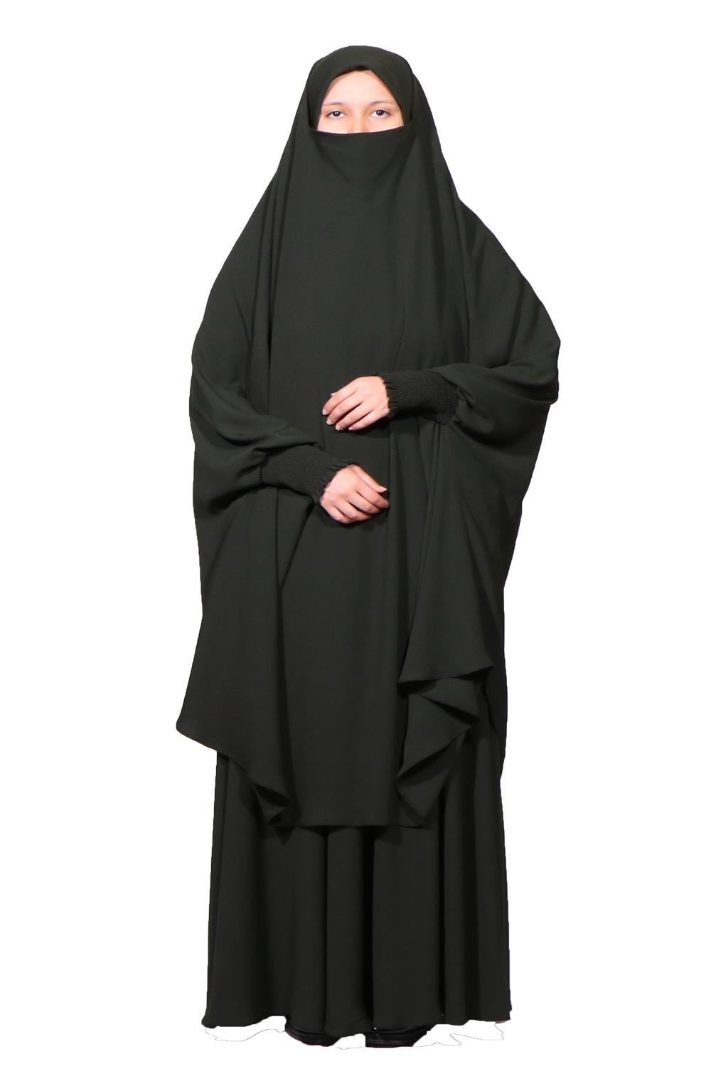 Sultanbaş Afgan İki Parça - Haki Çarşaf