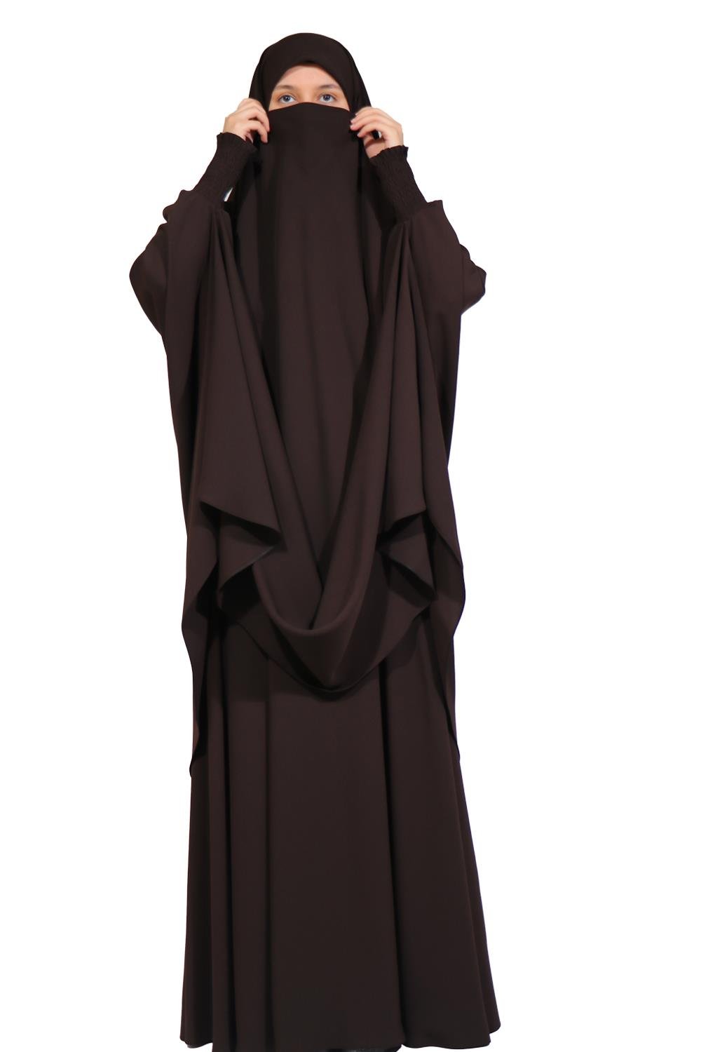 Sultanbaş Afgan İki Parça - Kahve Çarşaf