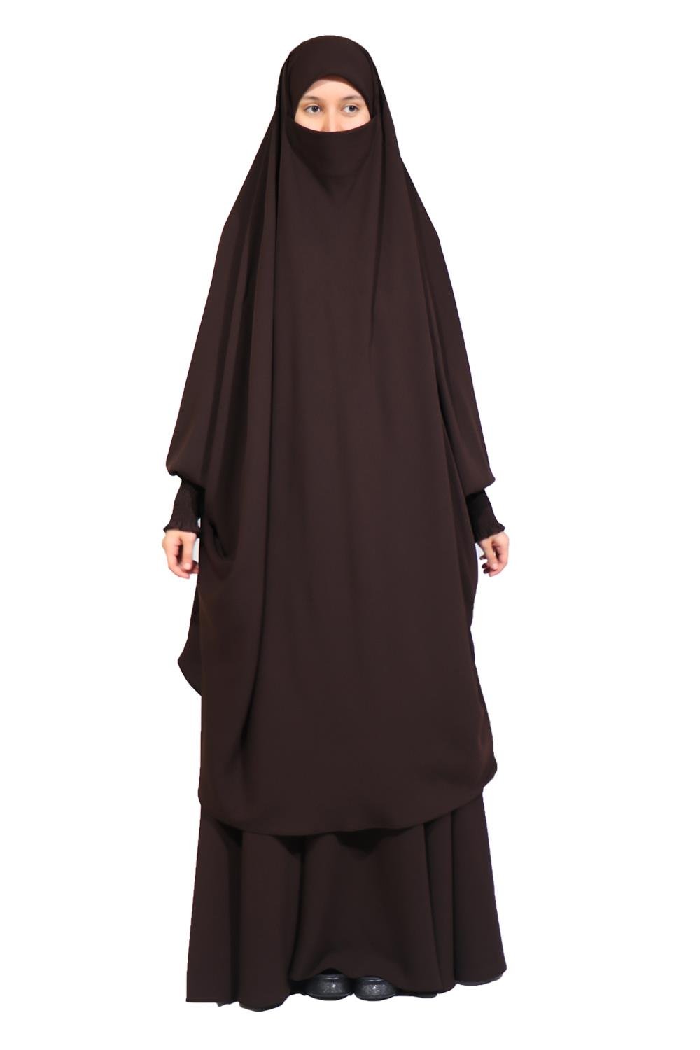 Sultanbaş Afgan İki Parça - Kahve Çarşaf