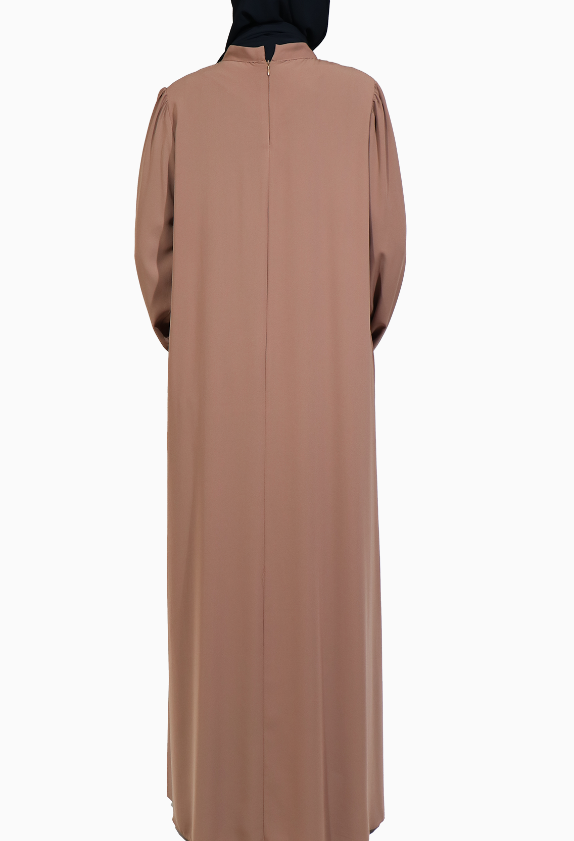 TAŞLI ÇAN ELBİSE MEDİNE İPEĞİ- SOMON  Elbise