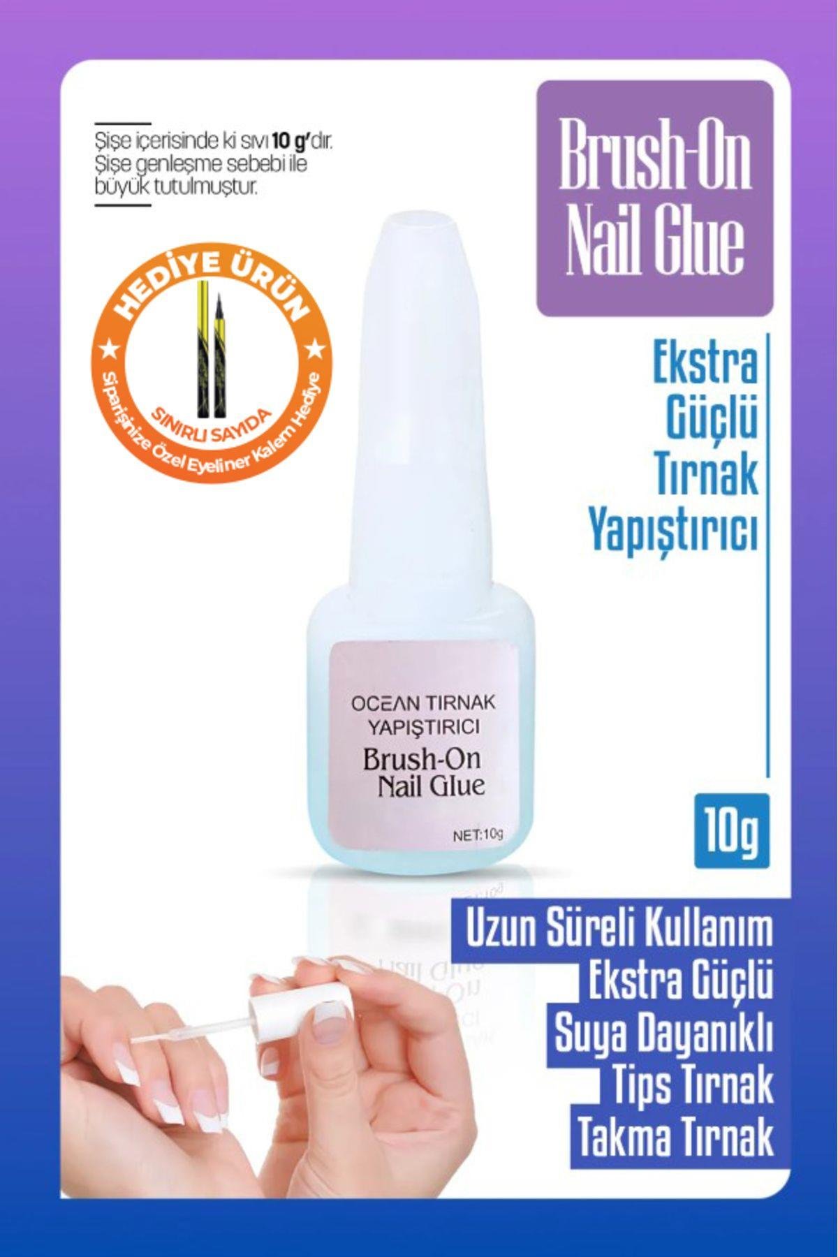 10 gr Fırçalı Tırnak Yapıştırıcısı Tips Yapıştırıcı