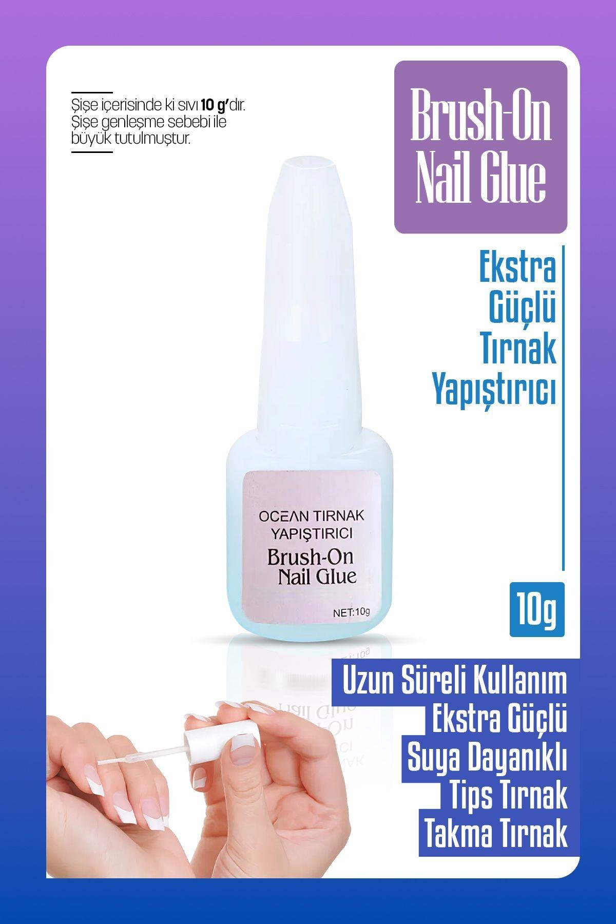 10 gr Fırçalı Tırnak Yapıştırıcısı Tips Yapıştırıcı