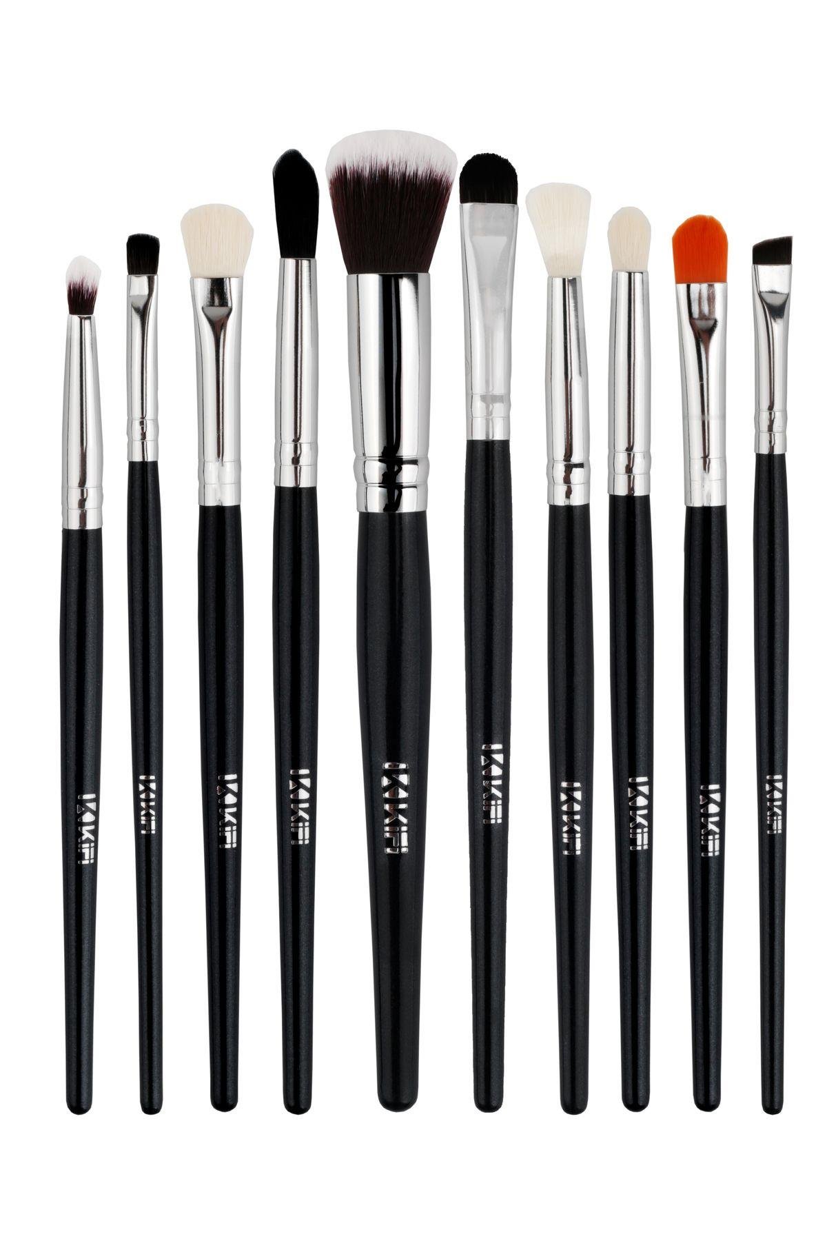 10 Lu Göz Makyaj Fırça Seti