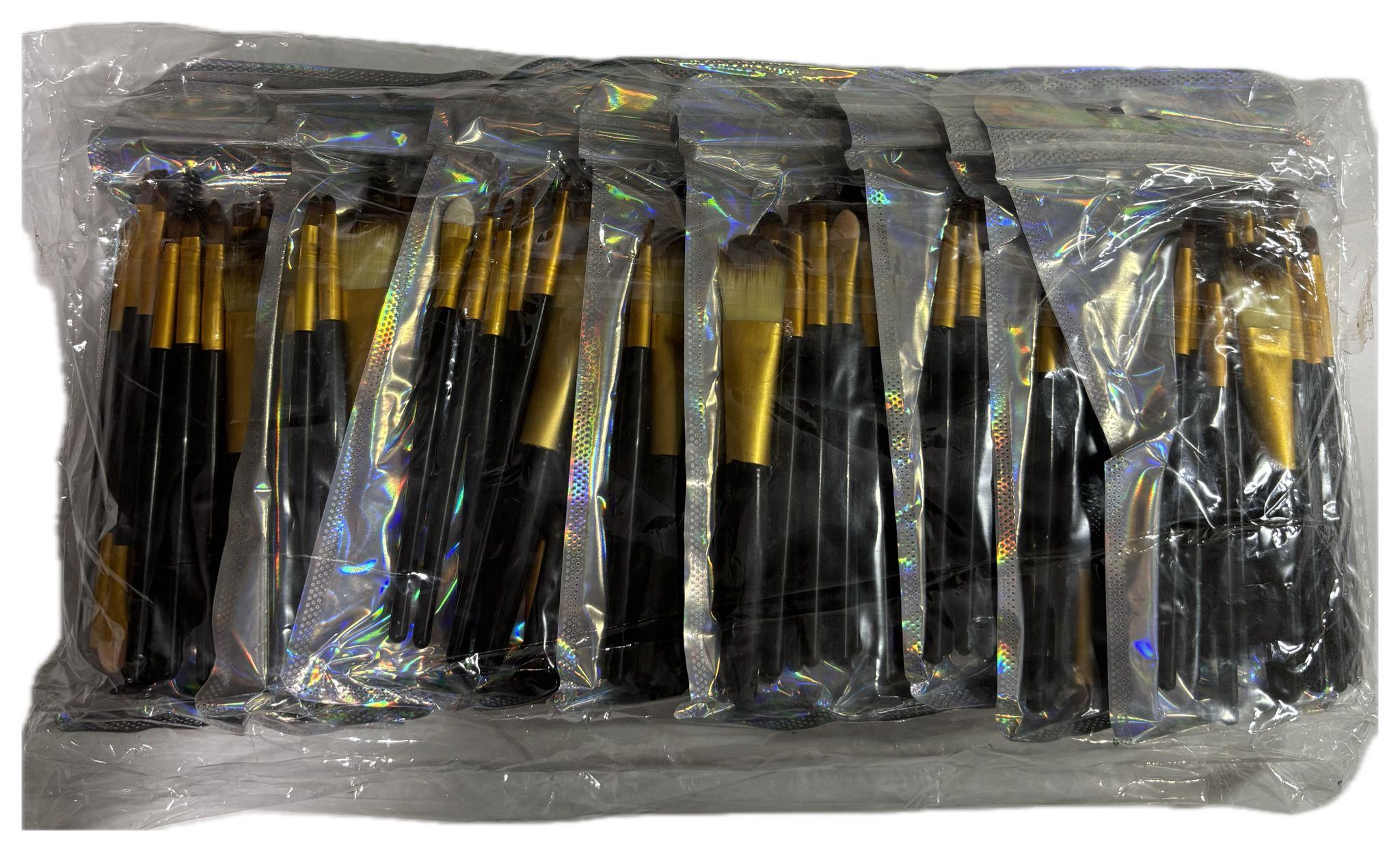 20'li Profesyonel Yumuşak Makyaj Fırça Seti Siyah Renk