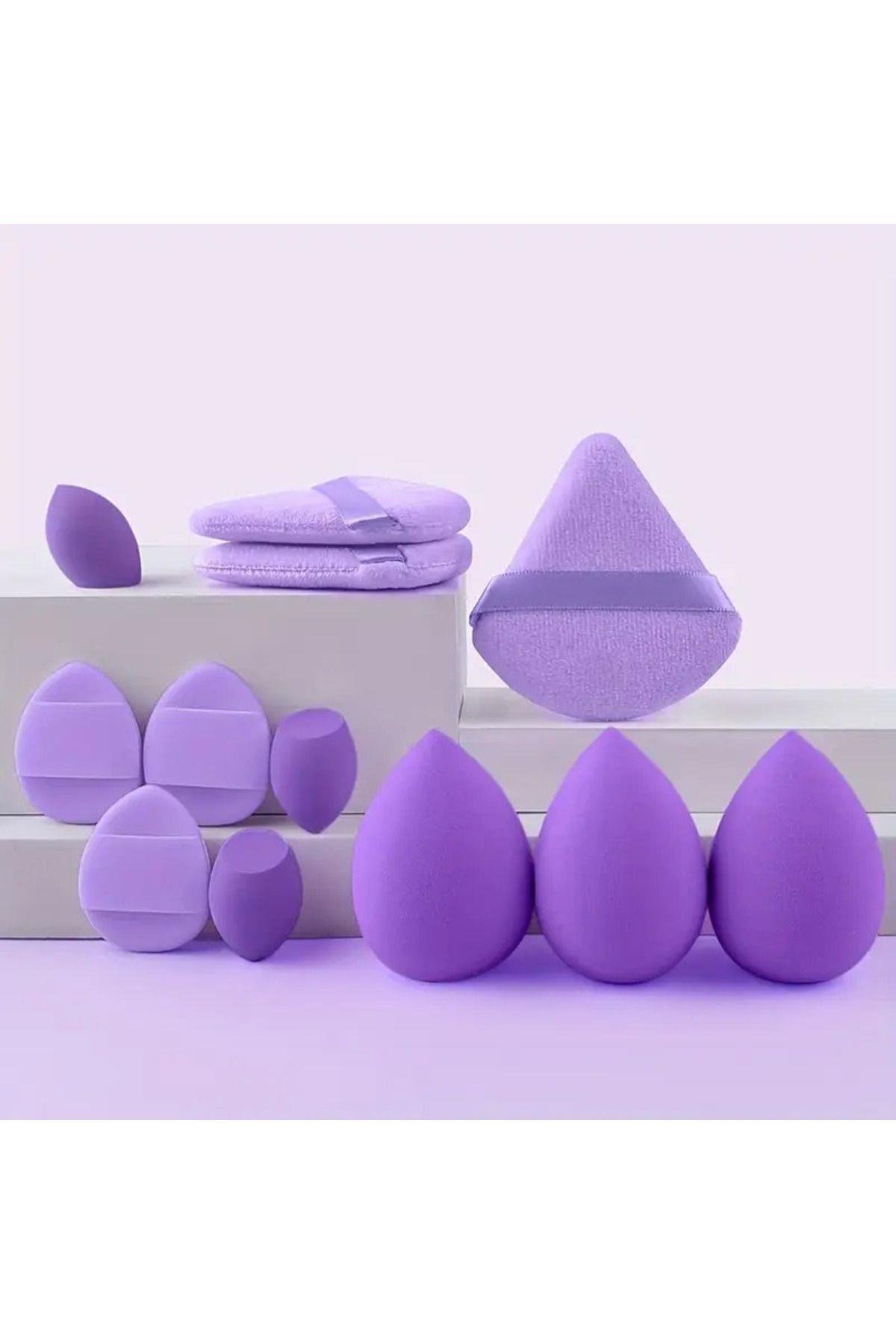 32 Parça Makyaj Fırça Seti - 20 Parça Fırça , 12 Parça Makyaj Süngeri