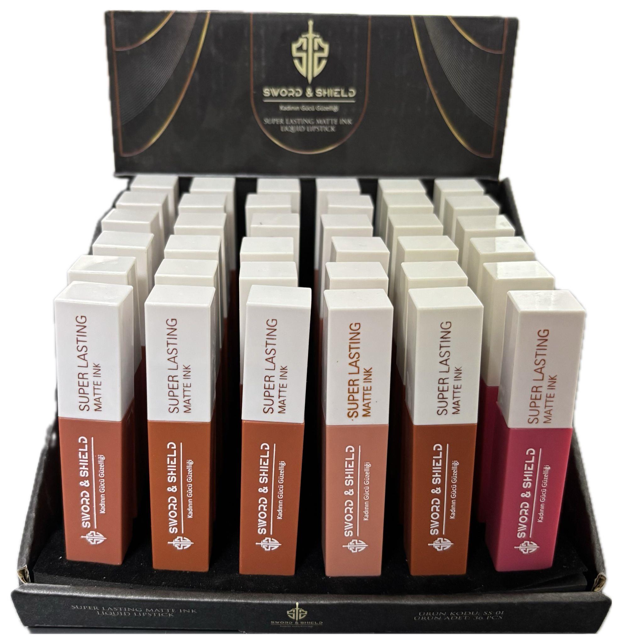 4 Adet Super Lasting Likit Mat Ruj