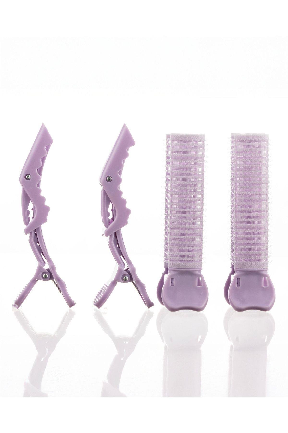 4'lü Toka ve Klipsi Saç Bigudisi Seti